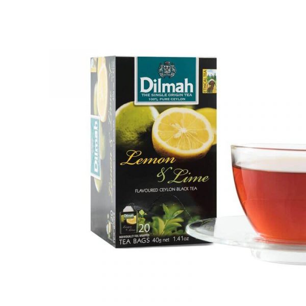 Dilmah Lemon & Lime flavored Tea 20 Tea Bags - The Ceylon Mart