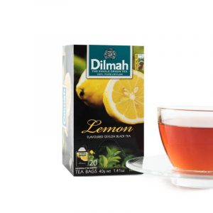 Dilmah Lemon Flavored Tea (Foil) 20 Tea Bags - The Ceylon Mart