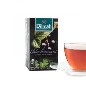 Dilmah Blackcurrant flavored Tea (Foil) 20 Tea Bags - The Ceylon Mart
