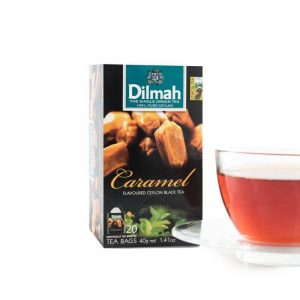 Dilmah Caramel Flavoured Ceylon Black Tea 20 Tea Bags - The Ceylon Mart