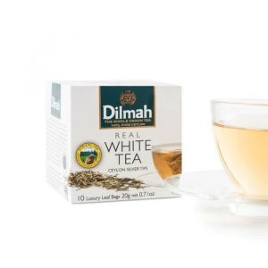 Dilmah Ceylon Silver Tips Real White 10 Tea Bags - The Ceylon Mart