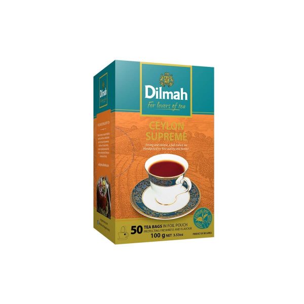 Dilmah Ceylon Supreme 50 tea bags - The Ceylon Mart