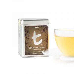 Dilmah Ceylon Whole Leaf Green Tea Leaf VSRT 100g - The Ceylon Mart