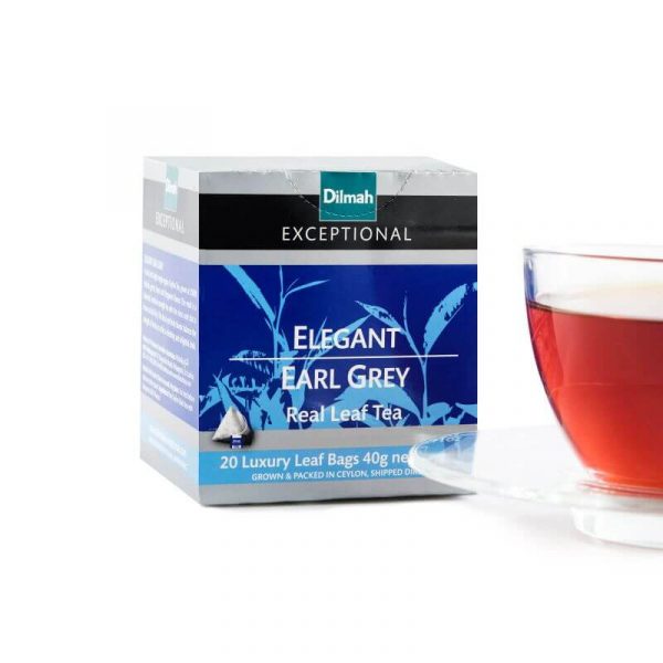 Dilmah Elegant Earl Grey - Bergamot flavor 20 Luxury Tea Bags - The Ceylon Mart