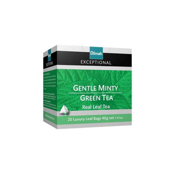 Dilmah Exceptional Gentle Minty Green Tea 20 Tea Bags - The Ceylon Mart