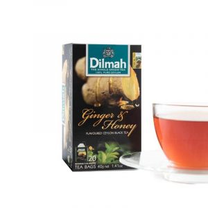 Dilmah Ginger and Honey flavored Tea 20 Tea Bags - The Ceylon Mart