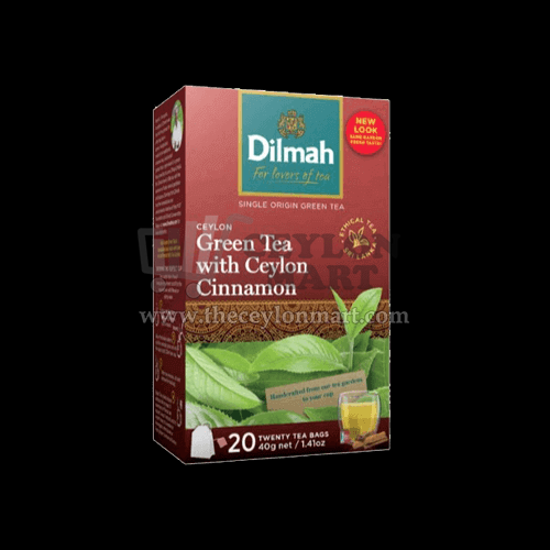 Dilmah Green Tea With Cinnamon 20 Tea Bags - The Ceylon Mart