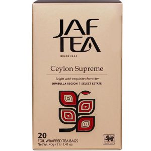 Jaf Ceylon Supreme Tea 20 Tea Bags - The Ceylon Mart