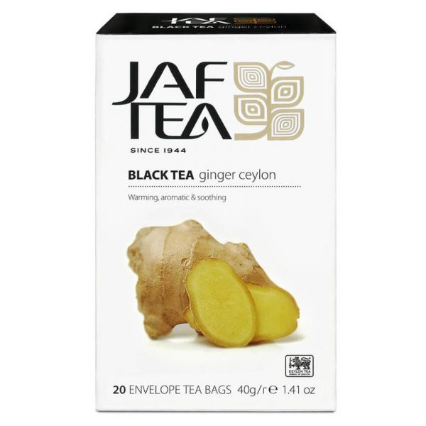 Jaf Ginger Ceylon Black Tea 20 Tea Bags - The Ceylon Mart