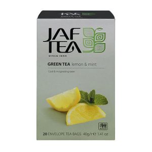 Jaf Lemon And Mint Flavoured Ceylon Green Tea 20 Tea Bags - The Ceylon Mart