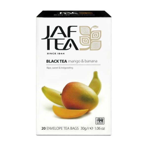 Jaf Mango And Banana Ceylon Black Tea 20 Tea Bags - The Ceylon Mart