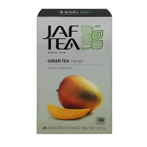 Jaf Mango Flavoured Ceylon Green Tea 20 Tea Bags - The Ceylon Mart