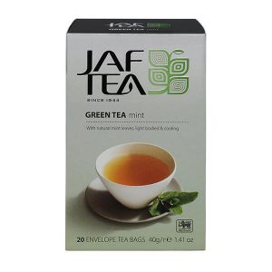 Jaf Mint Flavoured Ceylon Green Tea 20 Tea Bags - The Ceylon Mart