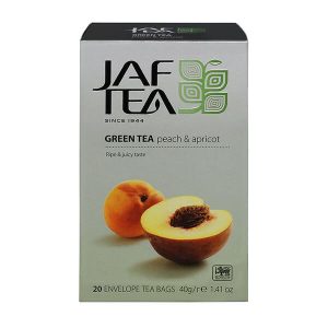 Jaf Peach And Apricot Flavoured Ceylon Green Tea 20 Tea Bags - The Ceylon Mart