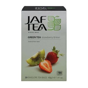 Jaf Strawberry And Kiwi Flavoured Ceylon Green Tea 20 Tea Bags - The Ceylon Mart