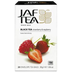 Jaf Strawberry And Raspberry Ceylon Black Tea 20 Tea Bags - The Ceylon Mart