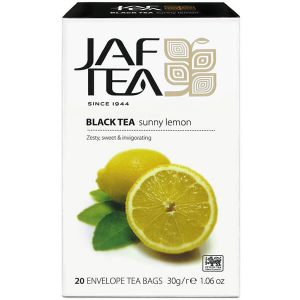 Jaf Sunny Lemon Ceylon Black Tea 20 Tea Bags - The Ceylon Mart