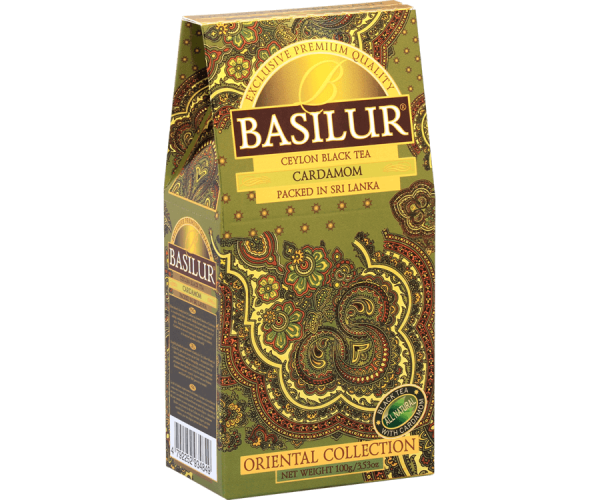 Basilur Cardomom Ceylon Black Tea 100g Packet - The Ceylon Mart