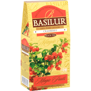 Basilur Cranberry Ceylon Black Tea 100g Packet - The Ceylon Mart