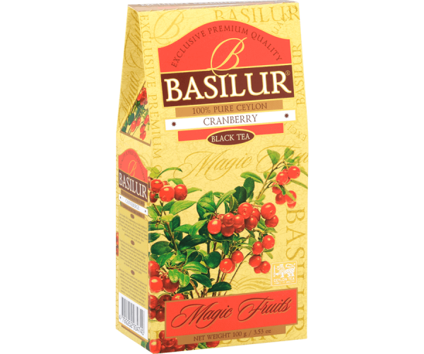 Basilur Cranberry Ceylon Black Tea 100g Packet - The Ceylon Mart