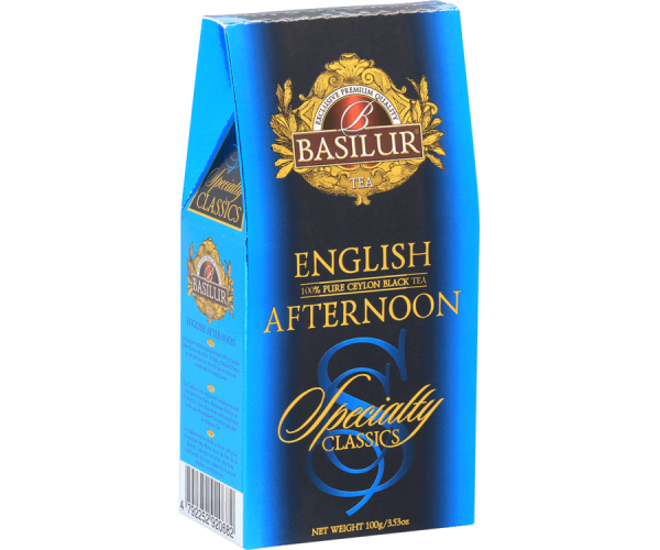 Basilur English Afternoon Ceylon Black Tea 100g Packet - The Ceylon Mart