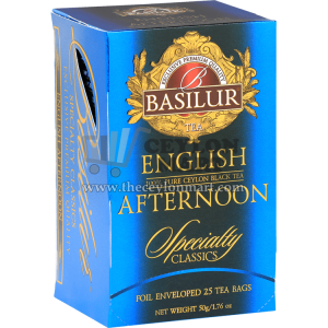 Basilur English Afternoon Ceylon Black Tea 25 Tea Bags - The Ceylon Mart