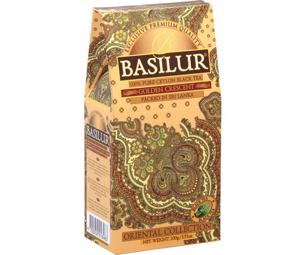 Basilur Golden Crescent 100g Packet - The Ceylon Mart