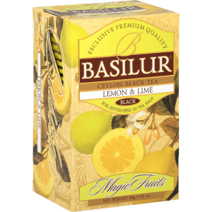 Basilur Lemon & Lime Ceylon Black Tea 25 Tea Bags - The Ceylon Mart