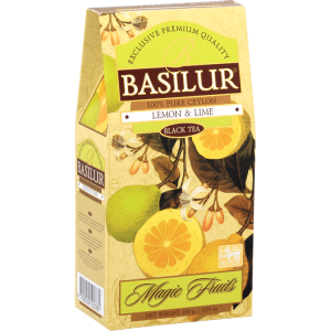 Basilur Lemon & Limeceylon Black Tea 100g Packet - The Ceylon Mart