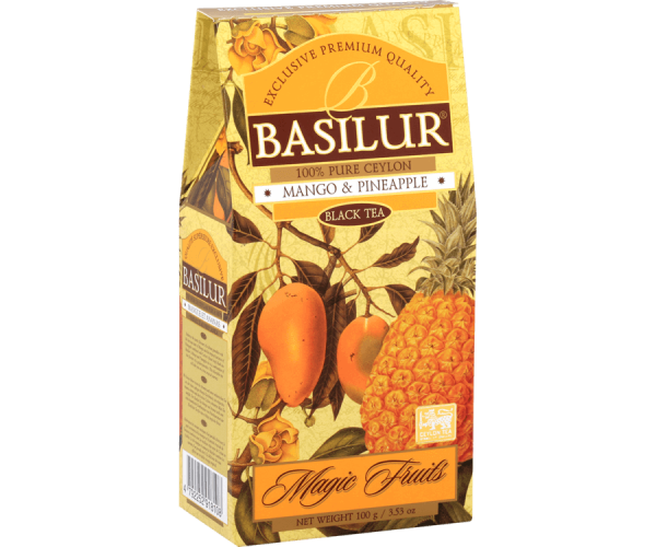 Basilur Mango And Pineapple Ceylon Black Tea 100g Packet - The Ceylon Mart
