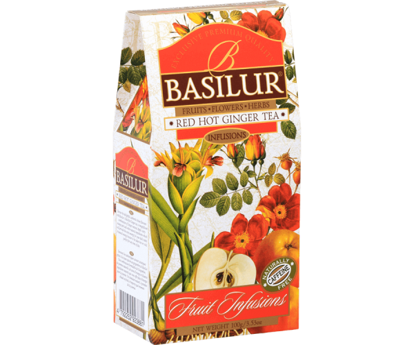 Basilur Redhot Ginger Tea 100g Packet - The Ceylon Mart