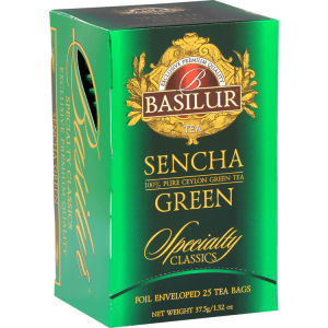 Basilur Sencha Premuim Green Tea 25 Tea Bags - The Ceylon Mart