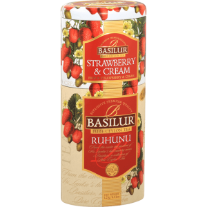 Basilur Strawberry and Cream And Ruhuna Tea 125g - The Ceylon Mart