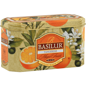 Basilur Tangerine Tin 20 Foil Tea Bags - The Ceylon Mart