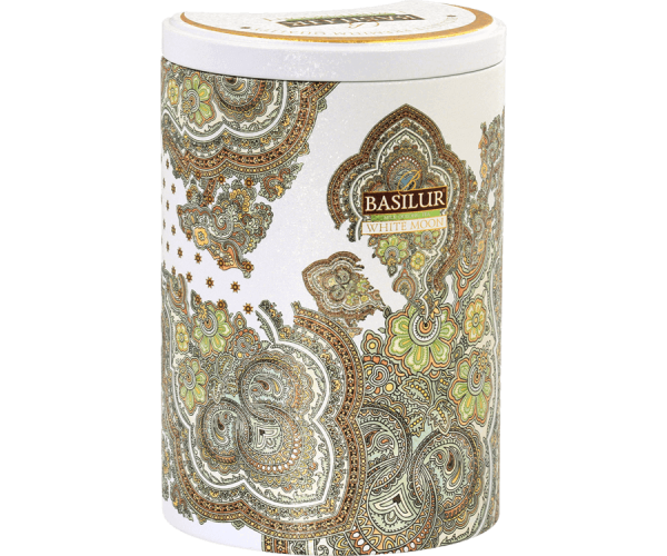 Basilur White Moon Tin 100g - The Ceylon Mart