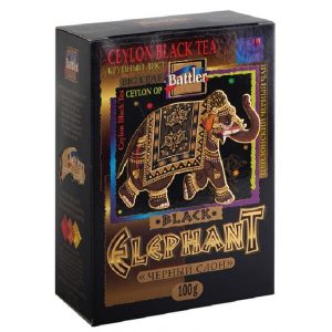 Battler Black Elephant Loose Leaf Tea 100g Carton Box - The Ceylon Mart