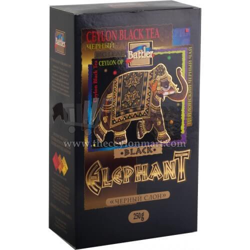 Battler Black Elephant Loose Leaf Tea 250g Carton Box - The Ceylon Mart