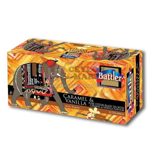 Battler Ceylon Black Tea With Caramel and Vanilla 25 Tea Bags - The Ceylon Mart
