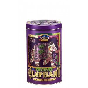 Battler Ceylon Yala Elephant Black Tea 100g Tin Caddy - The Ceylon Mart