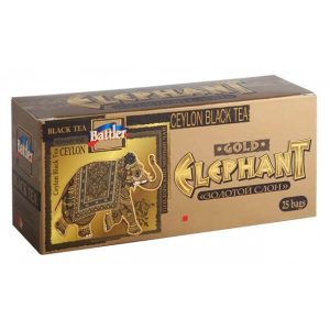 Battler Gold Elephant 25 Tea Bags Premium Black Tea - The Ceylon Mart