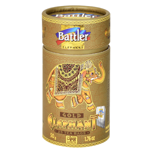 Battler Gold Elephant 25 Tea Bags Premium Canister - The Ceylon Mart