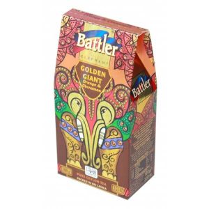 Battler Golden Giant Elephant Orange and Cinnamon 100g Carton Box - The Ceylon Mart