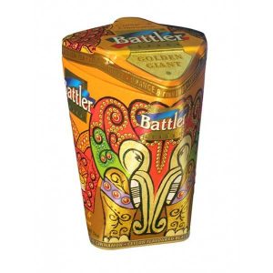 Battler Golden Giant Elephant Orange and Cinnamon 100g Tin Caddy - The Ceylon Mart