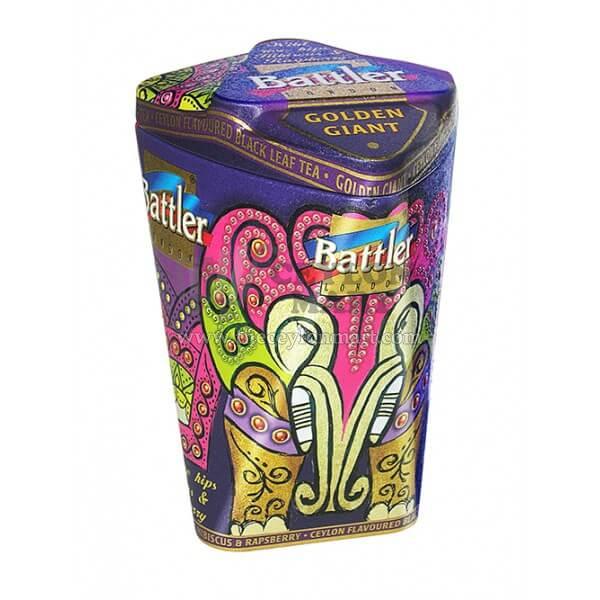 Battler Golden Giant Elephant Wild Rosehip and Hibiscus 100g Tin Caddy - The Ceylon Mart
