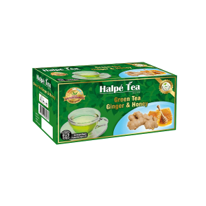 Halpe Green Tea Ginger and Honey 25 Enveloped Tea Bags - The Ceylon Mart