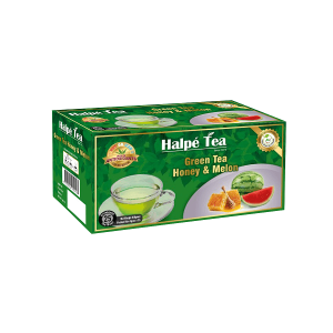 Halpe Green Tea Honey and Melon 25 Enveloped Tea Bags - The Ceylon Mart