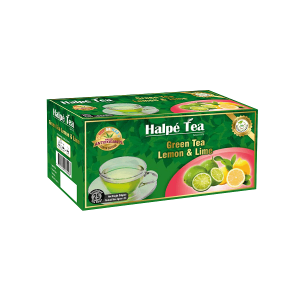 Halpe Green Tea Lemon and Lime 25 Enveloped Tea Bags - The Ceylon Mart