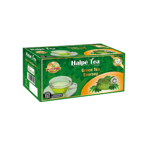 Halpe Green Tea Soursop 25 Enveloped Tea Bags - The Ceylon Mart