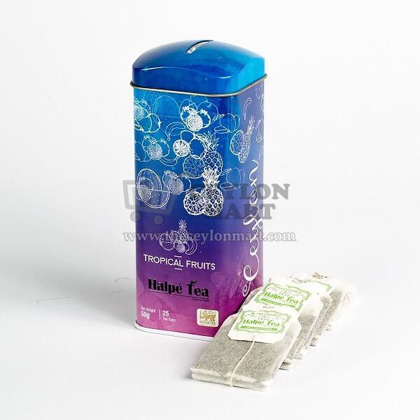 Halpe Tropical Fruit Tea Caddy 25 Tea Bags - The Ceylon Mart