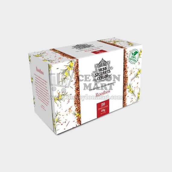 Steuarts Ceylon Rooibos 20 Pyramid Tea Bags | Best Tea Online